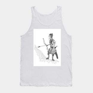 Female archer of the Swamp Army Tank Top